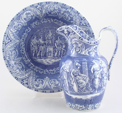 Ewer and Bowl c1835